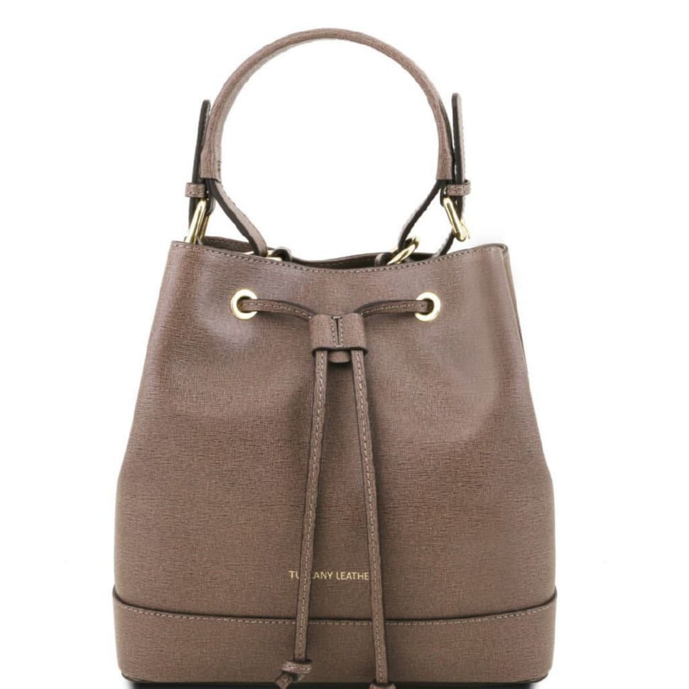 Шкіряна сумка-відро Minerva Tuscany TL141576