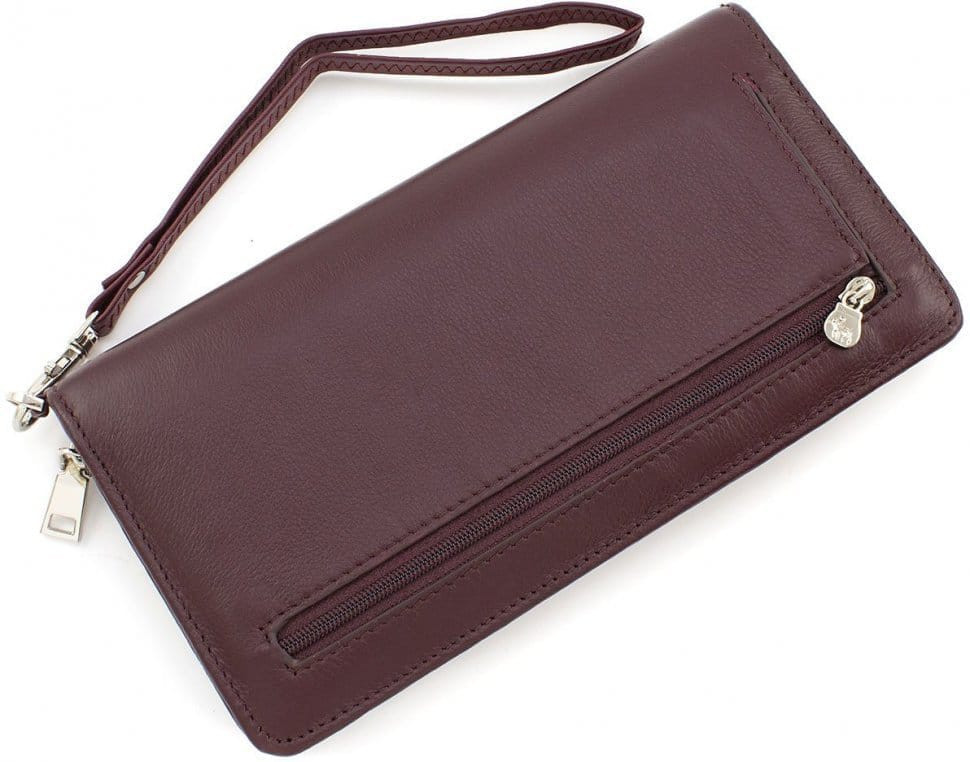 Жіночий шкіряний коричневий гаманець Marco Coverna (18893) MC-1-6056-8 brown