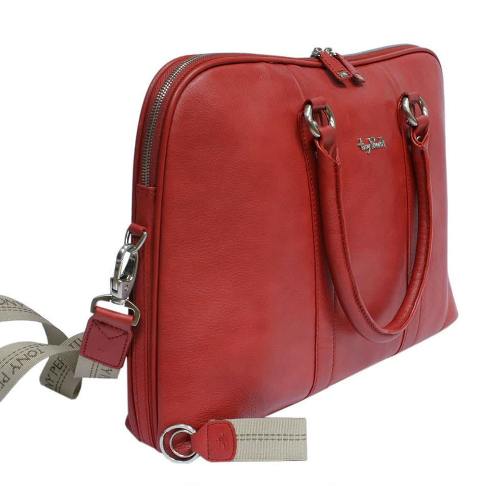 Сумка шкіряна Contatto 9574-40 rosso червоний