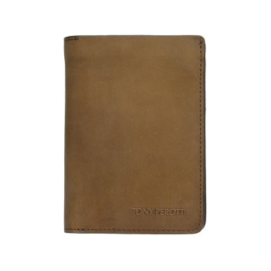 Leather wallet Metropolis 3571 camel sand