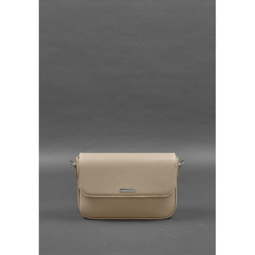 Жіноча шкіряна сумка Mary світло-бежева