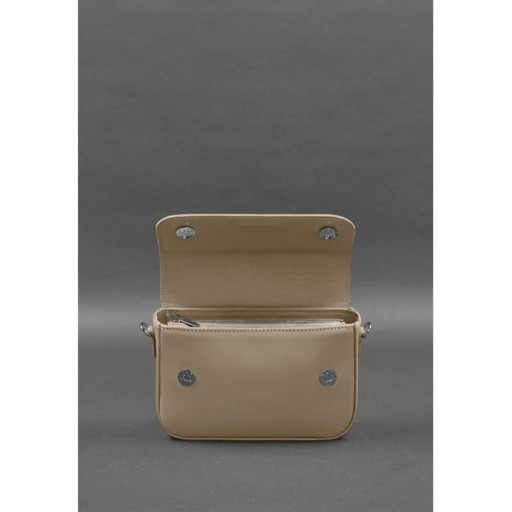 Жіноча шкіряна сумка Mary світло-бежева