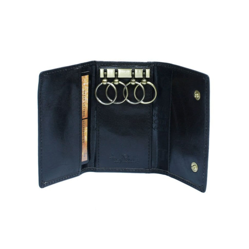 Ключниця шкіряна Italico 2532 чорний