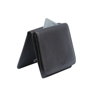 Leather wallet Cortina 5064 moro brown