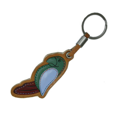Брелок кожаный Happy key PAPPAGALLO 144