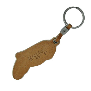 Брелок кожаный Happy key PAPPAGALLO 144