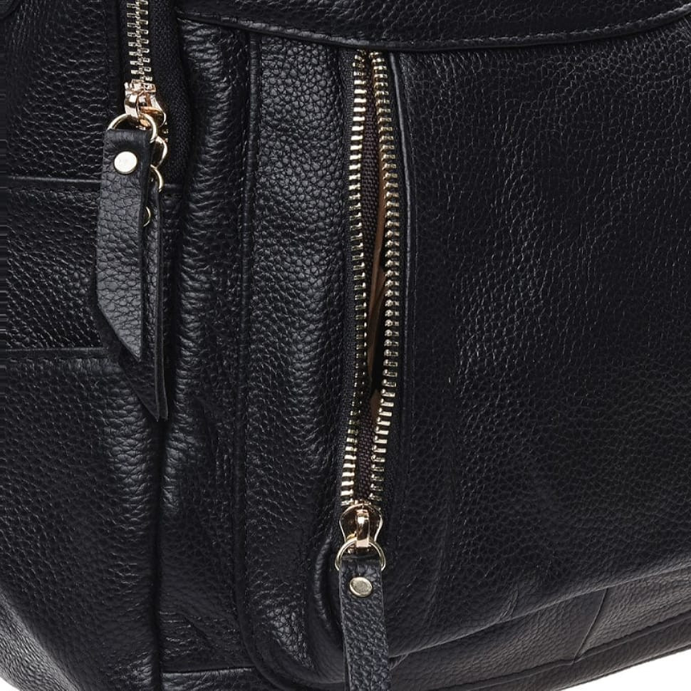 Жіночий шкіряний рюкзак Keizer K1182-black