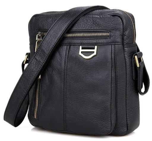 Сумка чоловіча Vintage 14436 через плече Чорна