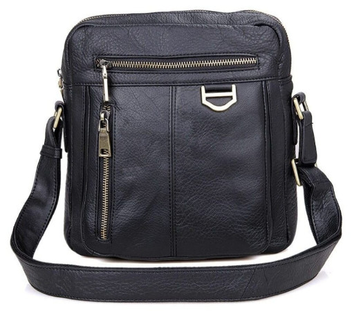 Сумка чоловіча Vintage 14436 через плече Чорна