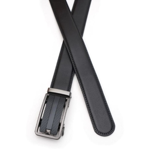 Стильний чоловічий ремінь V1GKX43-black