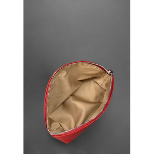 Жіноча шкіряна косметичка 8.0 Червона