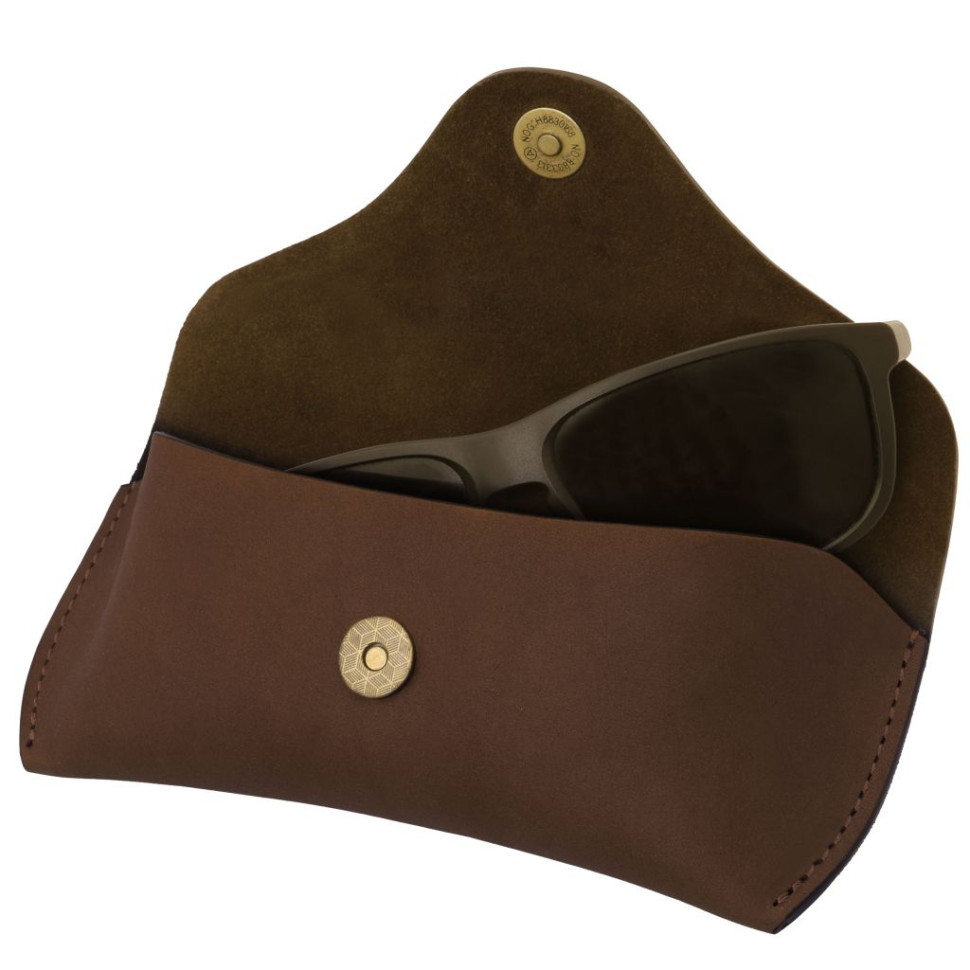 Leather glasses case