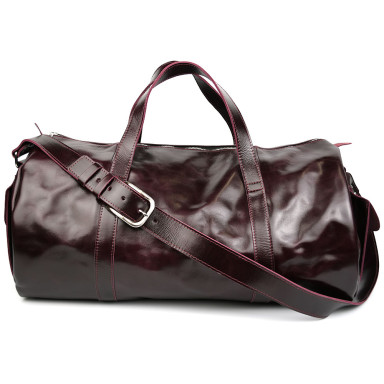 Limary Lim-760GM Nappa Marsala Sports Travel Bag