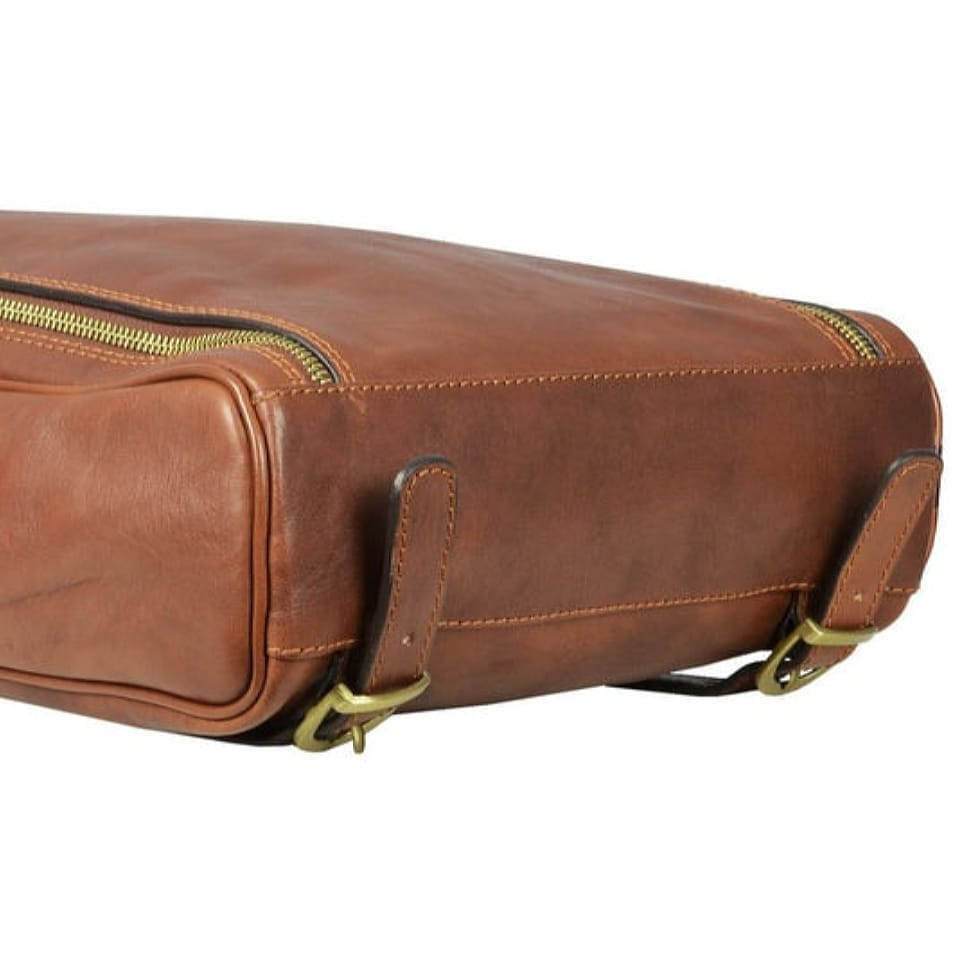 Шкіряний рюкзак - Sun Also Rises - коньяк Time Resistance 5187501