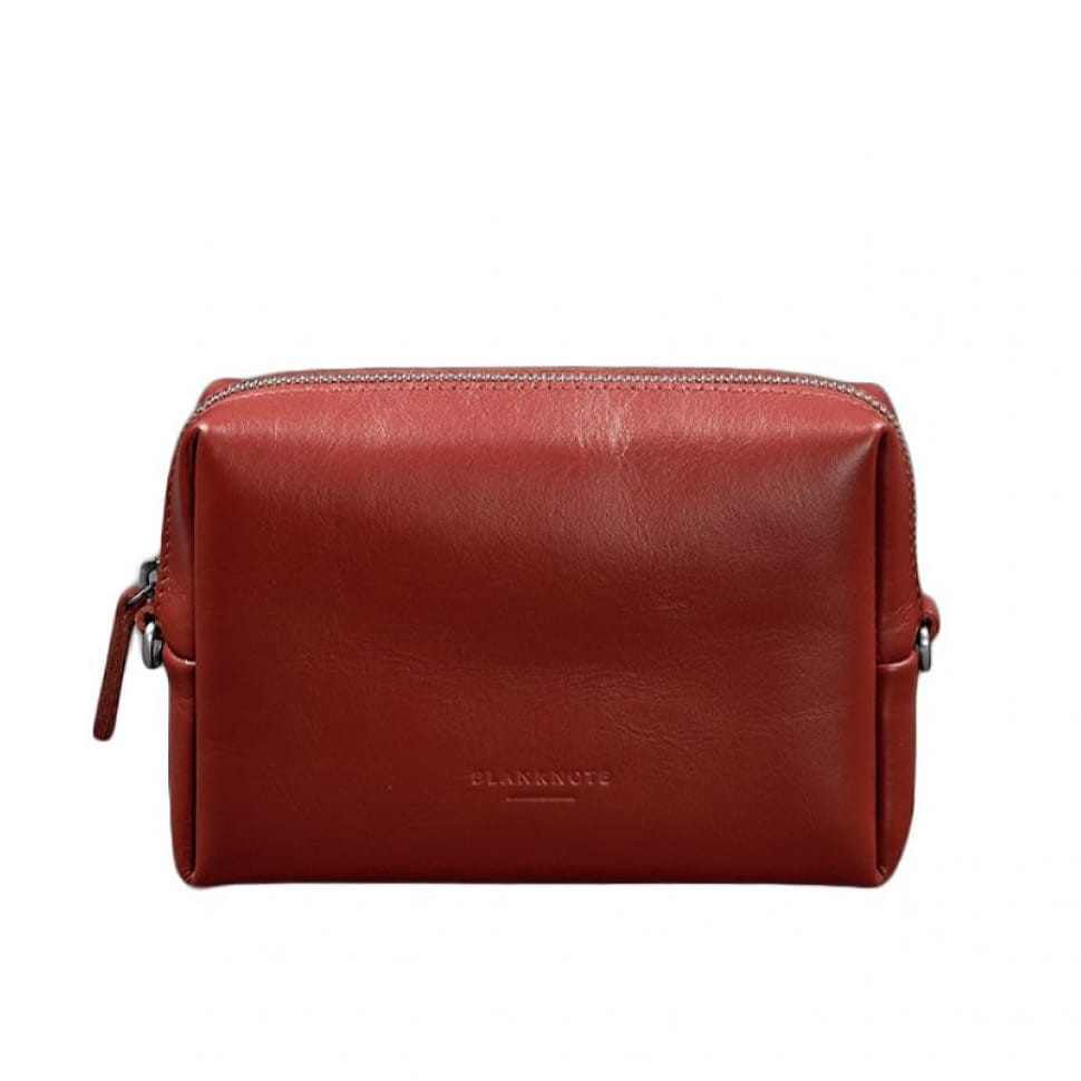 Шкіряна косметичка-несесер 3.0 Червона