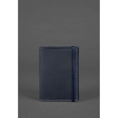 Leather Passport Cover 2.0 Blue