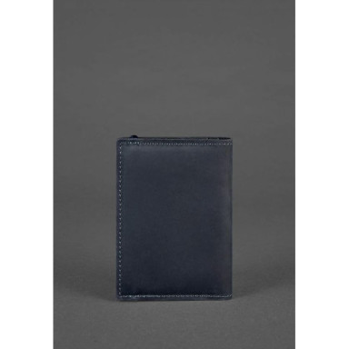 Leather Passport Cover 2.0 Blue