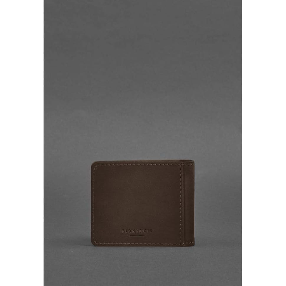 Шкіряна обкладинка для посвідчення з гербом, темно-коричневий Crazy Horse