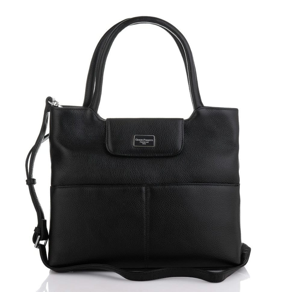 Сумка жіноча шкіряна GIORGIO FERRETTI GF2019967-1 чорна