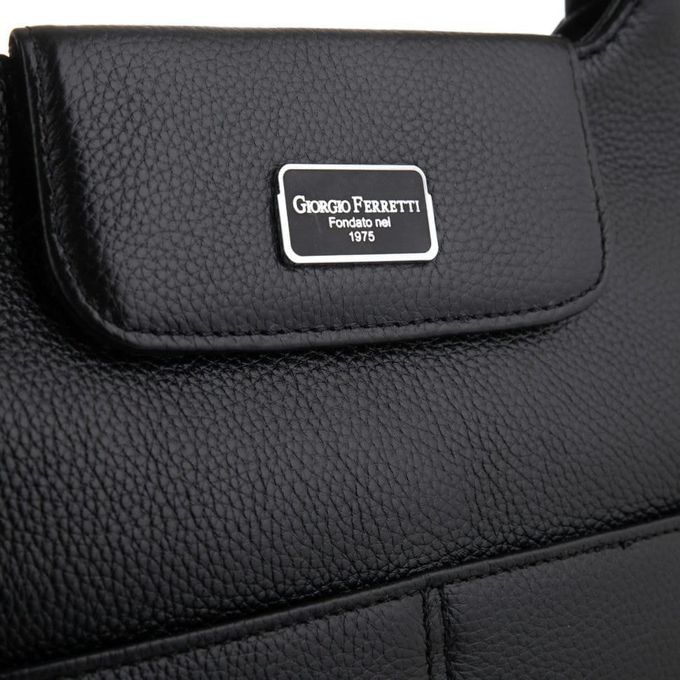 Сумка жіноча шкіряна GIORGIO FERRETTI GF2019967-1 чорна