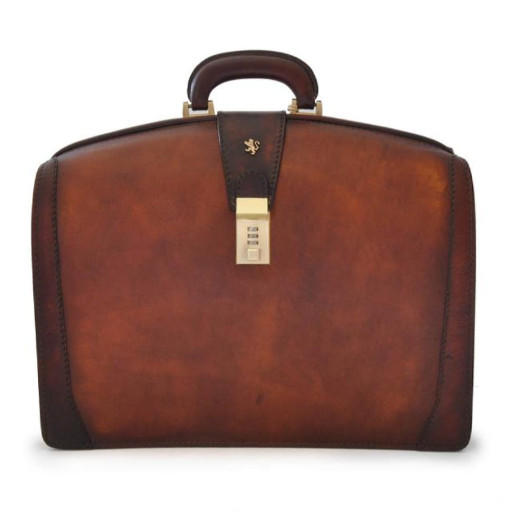 Pratesi BMA120 - Briefcase для ноутбука Brunelleschi в шкіряній шкірі Bruce Brown