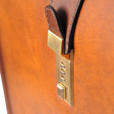 Pratesi BMA120 - Briefcase for Laptop Brunelleschi in cow leather Bruce Brown