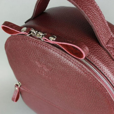 Groove M leather backpack marsala floatar