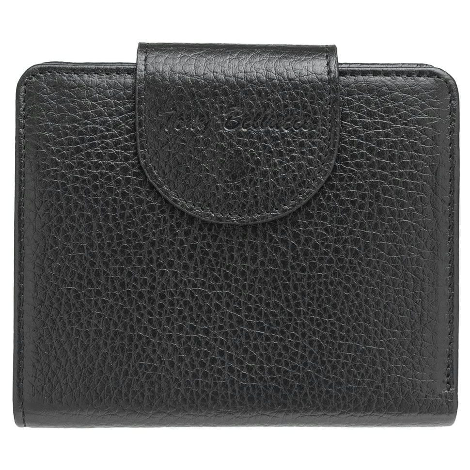 Гаманець жіночий шкіряний Tony Bellucci T892-281 чорний флотар