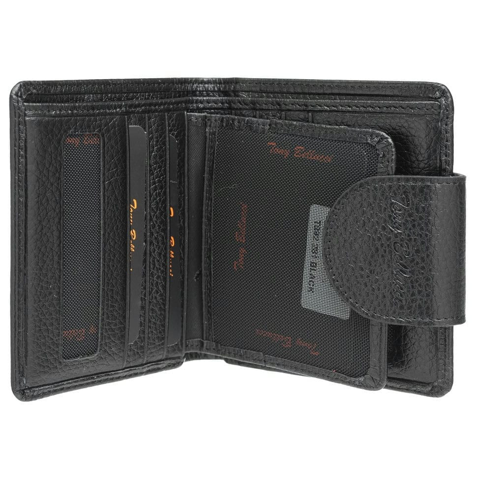 Гаманець жіночий шкіряний Tony Bellucci T892-281 чорний флотар