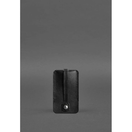 Шкіряна ключниця 1.0 чорна Краст