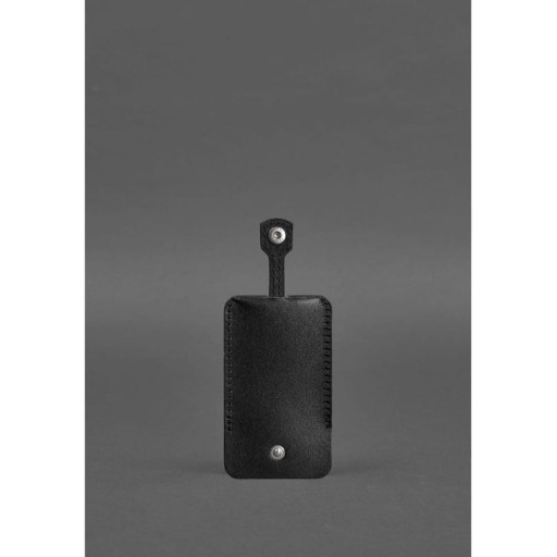 Шкіряна ключниця 1.0 чорна Краст