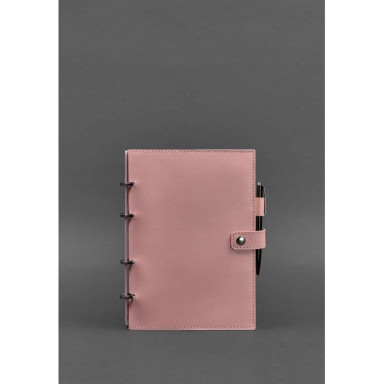 Leather notepad with dated block (Softbook) 9.1 pink