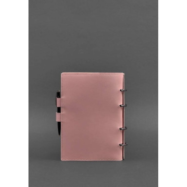 Leather notepad with dated block (Softbook) 9.1 pink