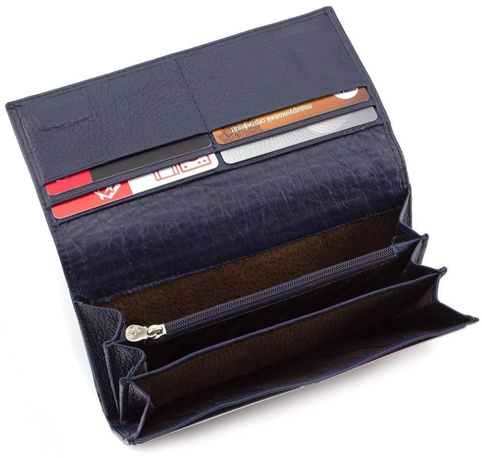 Жіночий гаманець Marco Coverna синього кольору MC 2060-5 (16517)