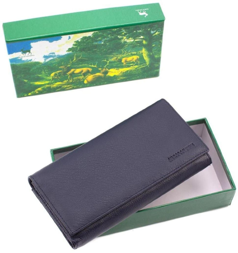 Жіночий гаманець Marco Coverna синього кольору MC 2060-5 (16517)