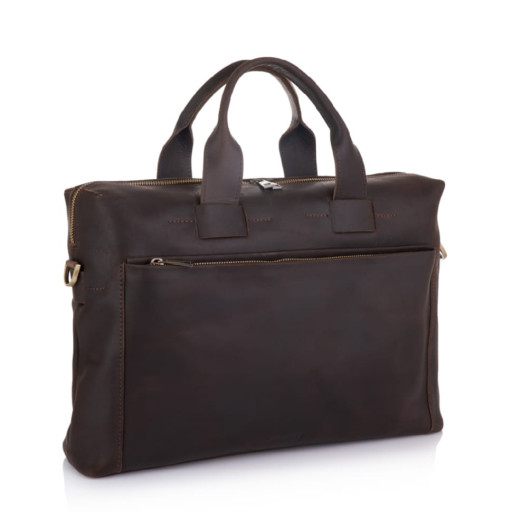 Коричнева сумка з вінтажній шкіри NEWERY N1930KC