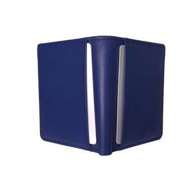 Кредитница кожаная New Rainbow 1034 bluette синий