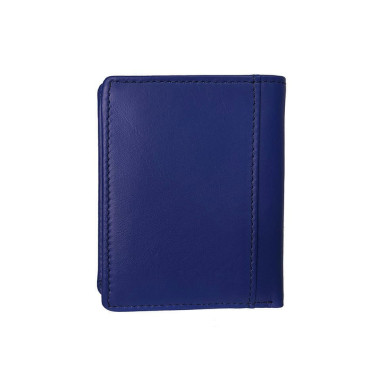 Кредитница кожаная New Rainbow 1034 bluette синий