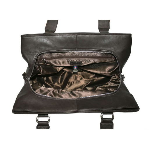 Сумка шкіряна Contatto 9716 moro коричневий