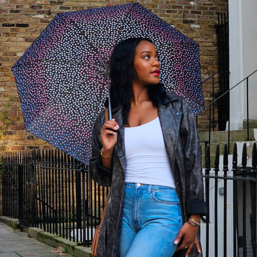 Жіноча парасолька Fulton L354 Minilite-2 Cascading Spots (Каскадні плями)