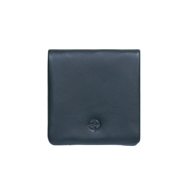 Монетница кожаная Cortina 5080 navy синий