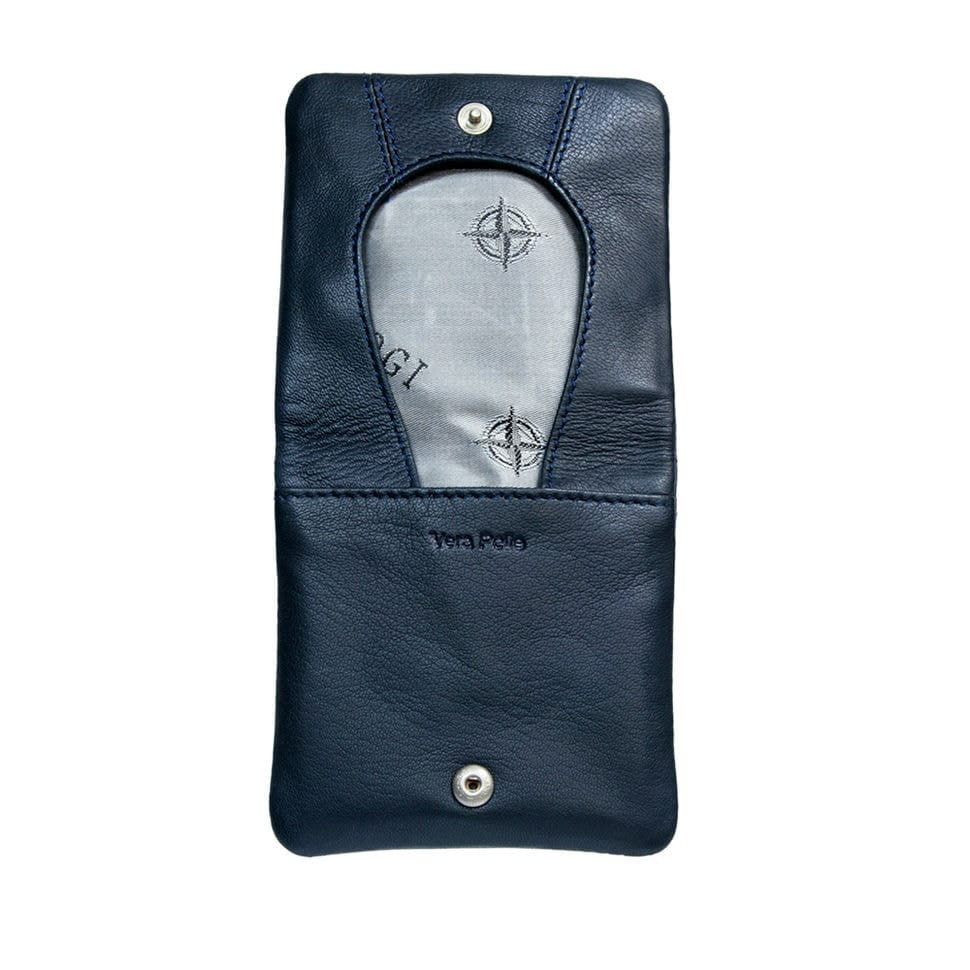 Монетниця шкіряна Cortina 5080 синій