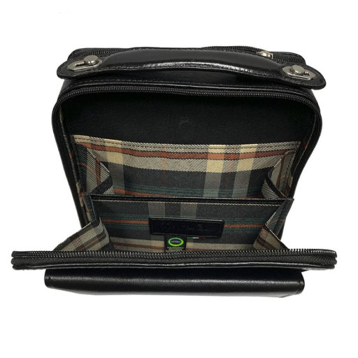 Сумка шкіряна Vernazza 9194 чорний