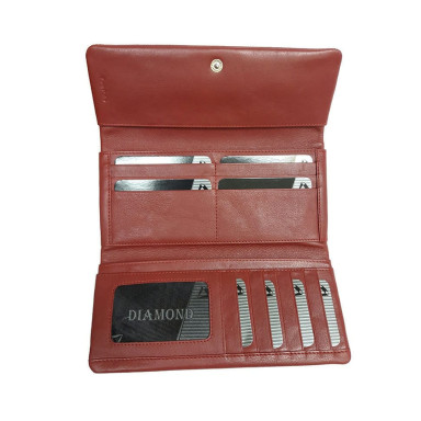 Leather wallet Diamante 2012 rosso red