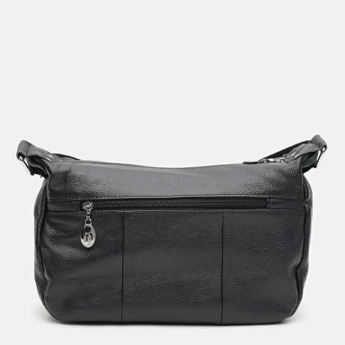 Women's leather bag Keizer K1024bl-black