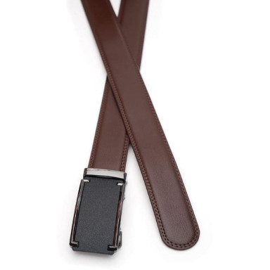Мужской ремень из натуральной кожи V1GKX42-brown