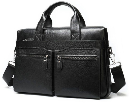 Сумка чоловіча Vintage 14579 Чорна