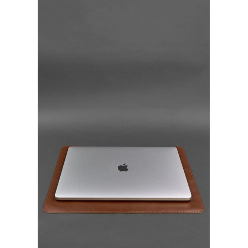 Набор для рабочего стола из натуральной кожи 1.0 светло-коричневый краст