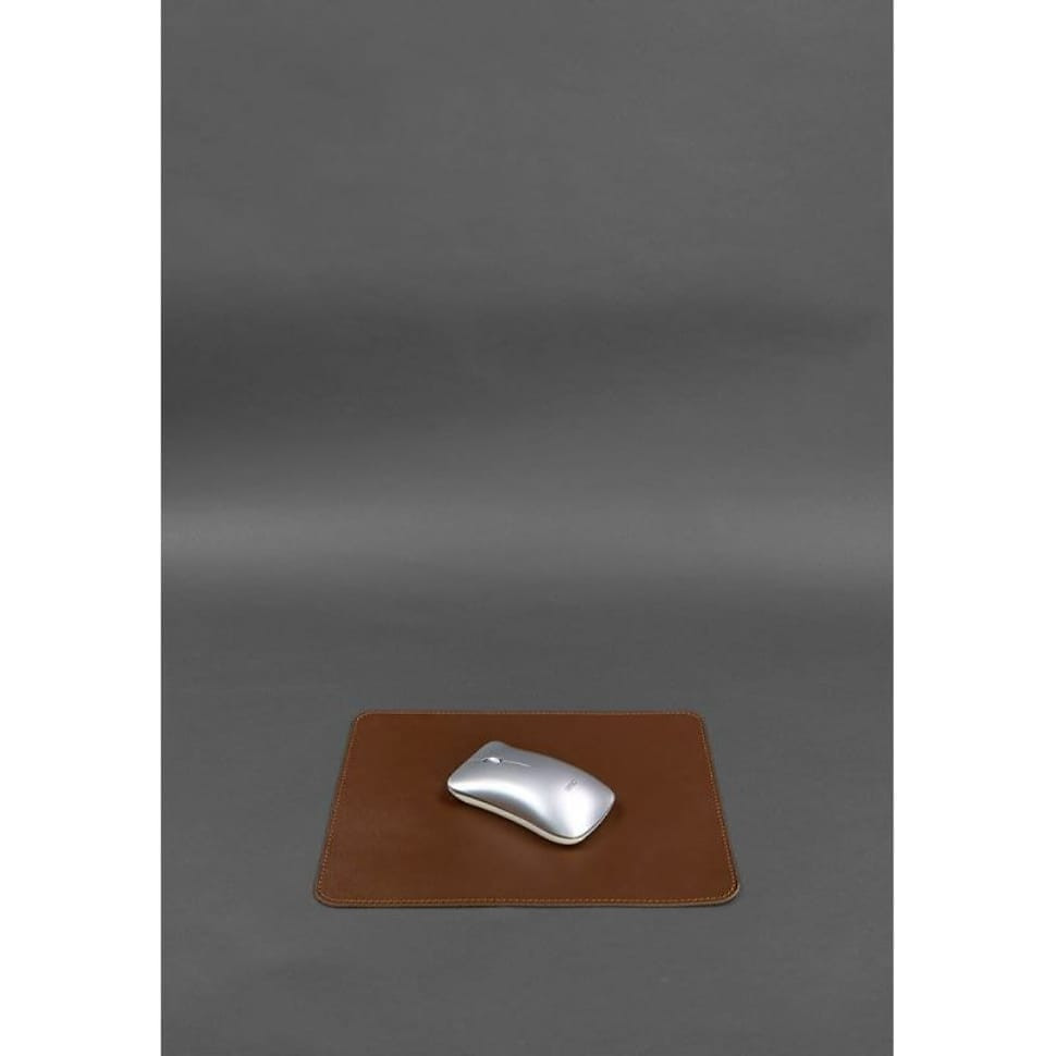 Table set made of genuine leather 1.0 light brown crust