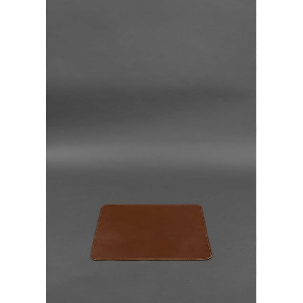 Table set made of genuine leather 1.0 light brown crust
